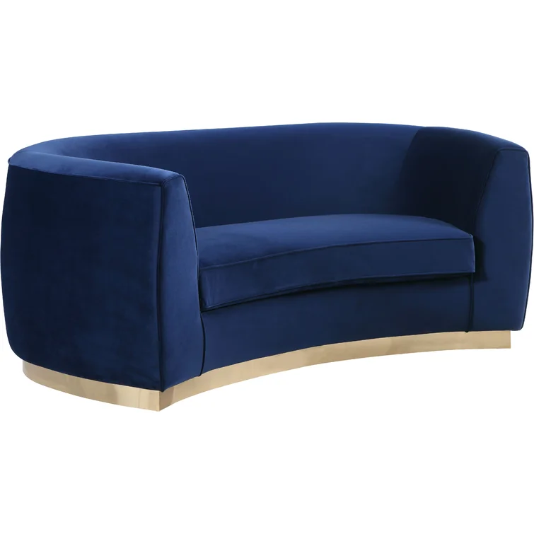 Breccan 70.5'' Velvet Loveseat