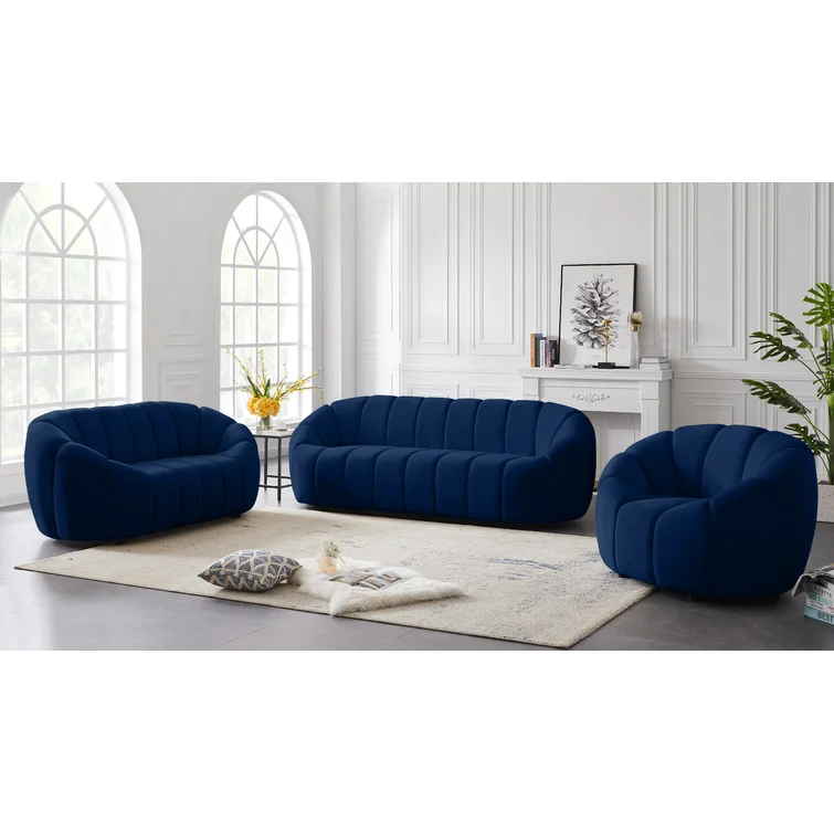 Tiana 93.5'' Velvet Sofa
