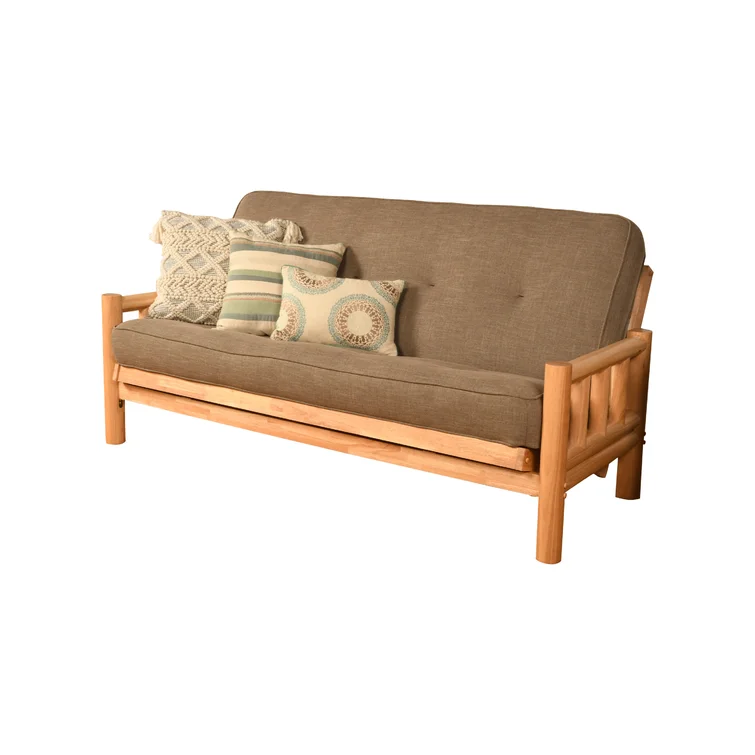 Anders Full / Double 81'' Upholstered Tufted Futon And Mattress