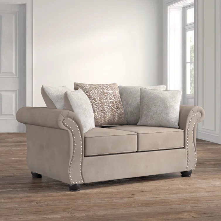 Claude 59.5'' Upholstered Loveseat