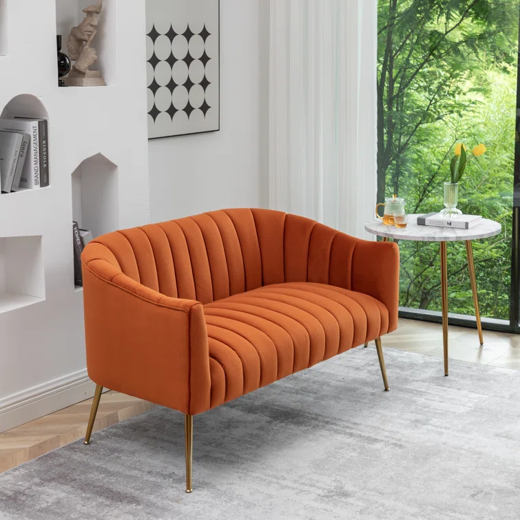 Murrow 50.6'' Velvet Loveseat