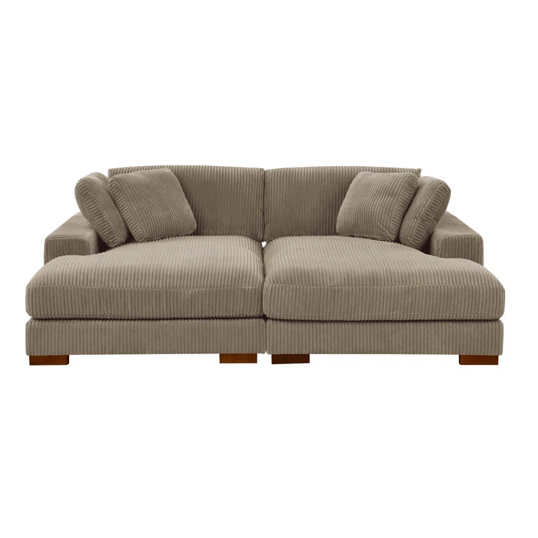 Drinel 90'' Square Arm Sofa