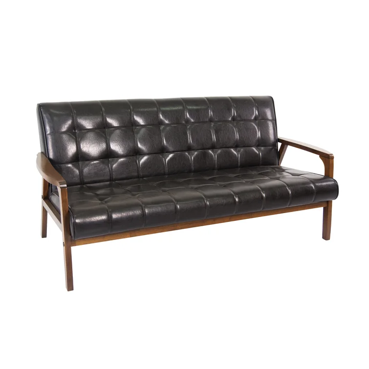 Unruh 63.75'' Faux Leather Loveseat