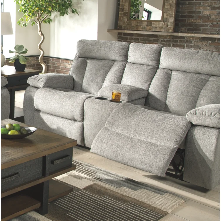 Anirduh 77'' Upholstered Reclining Sofa