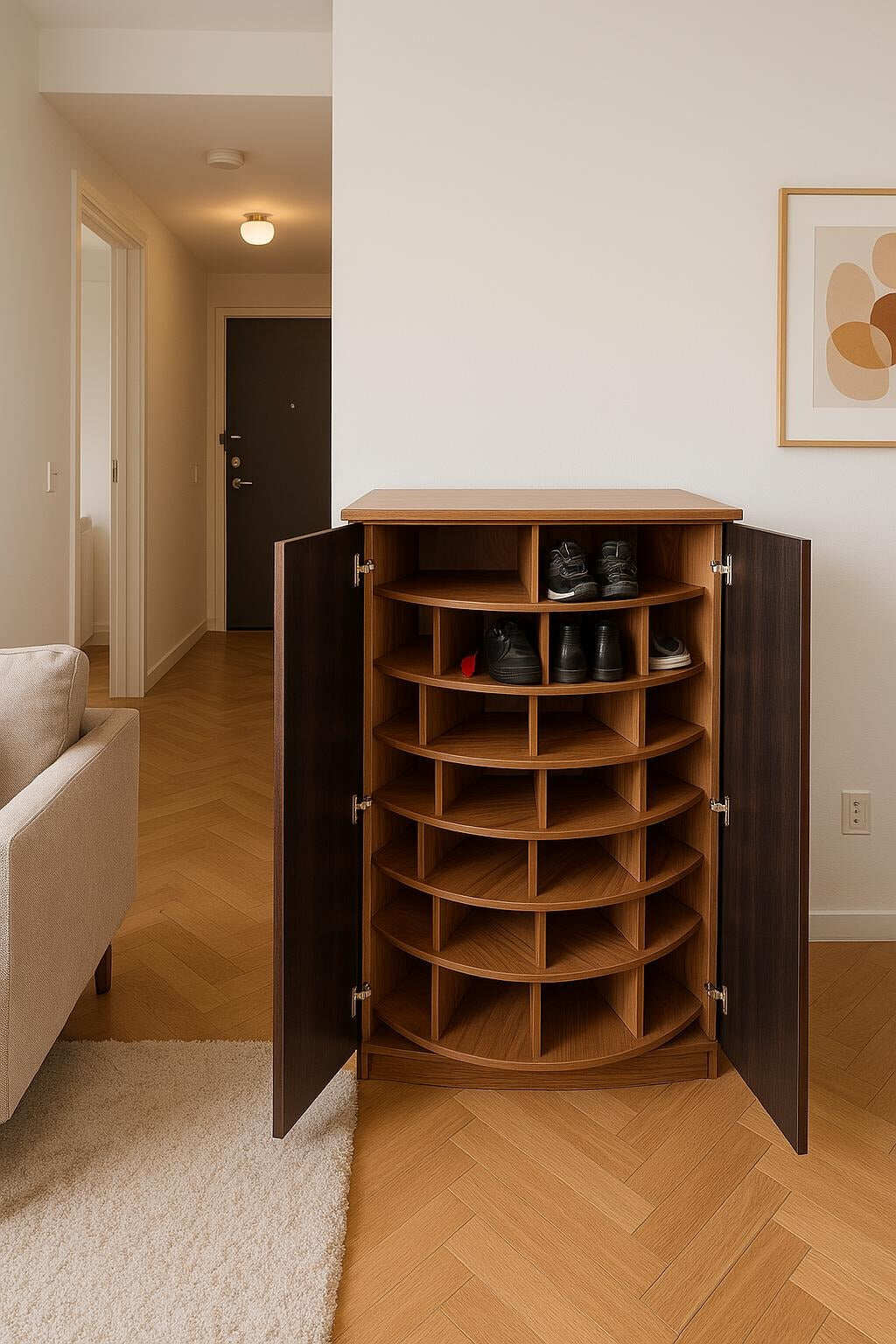 🌟High-end quality🌟[Clearance sale]Large capacity rotating shoe rack