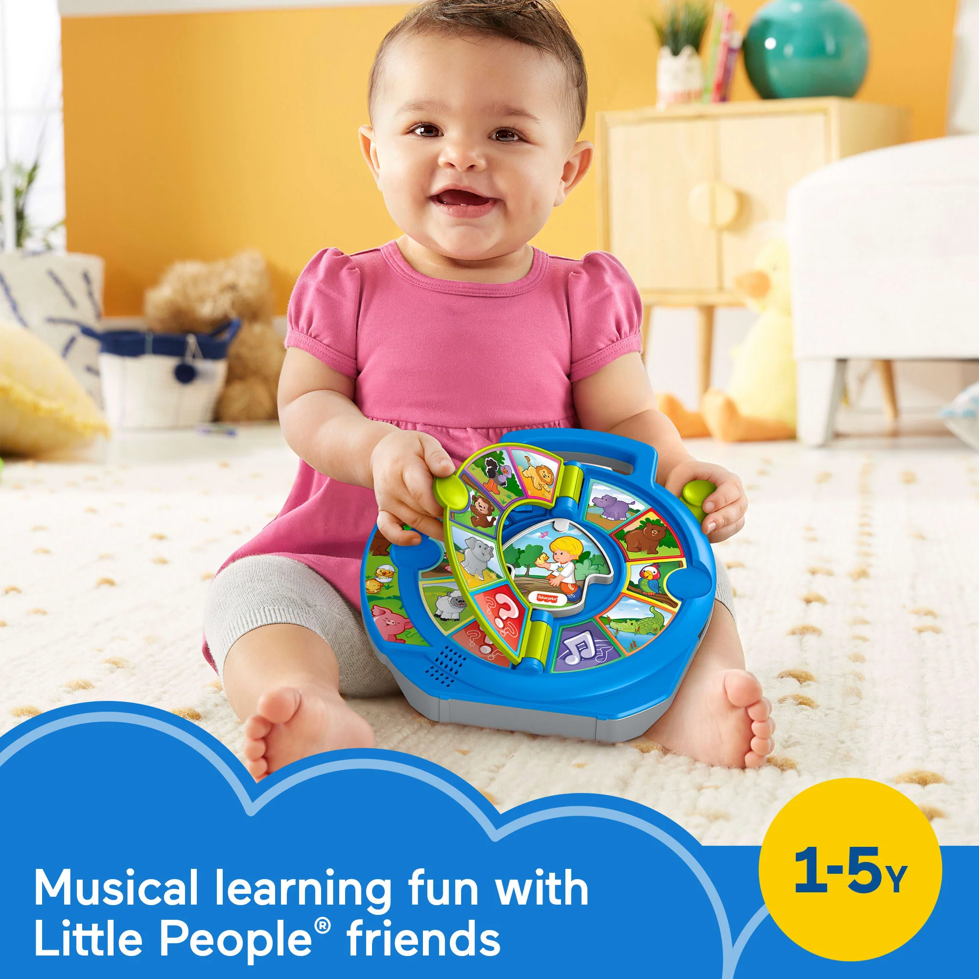Fisher-Price Little People See ��n Say Toddler Toy With Music And Sounds, World Of Animals