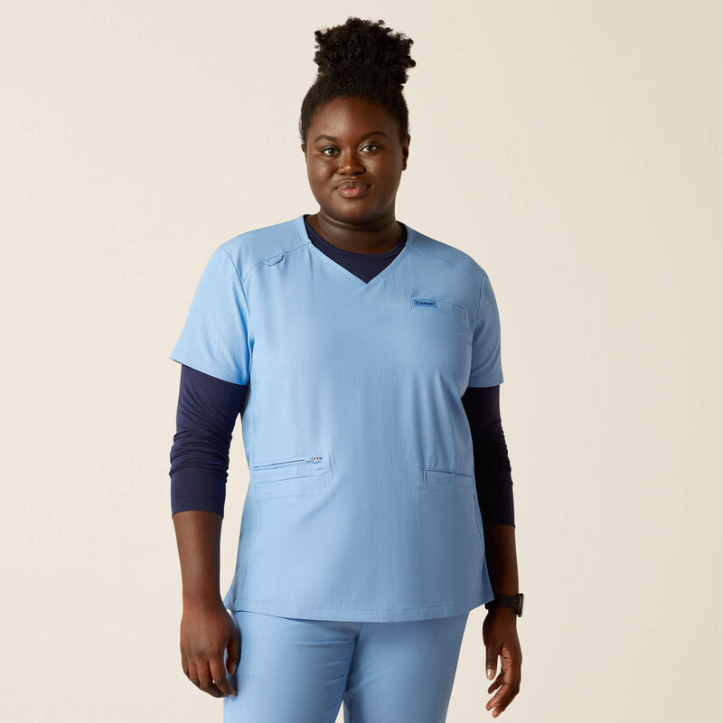 Clara 6 Pocket Scrub Top