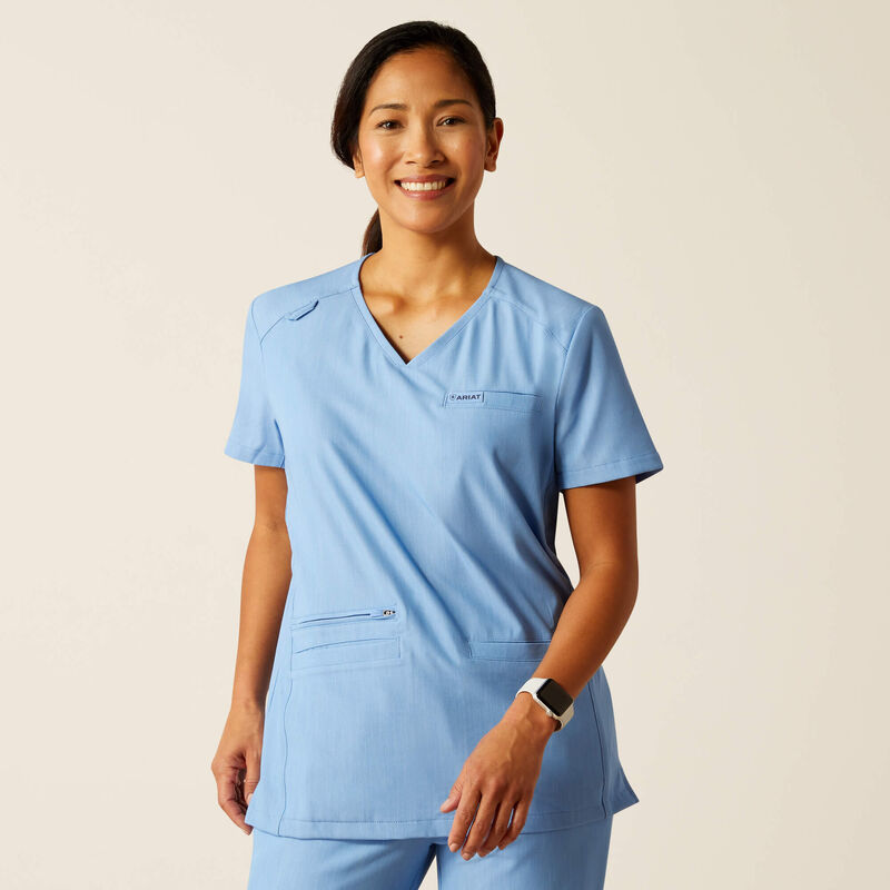 Clara 6 Pocket Scrub Top