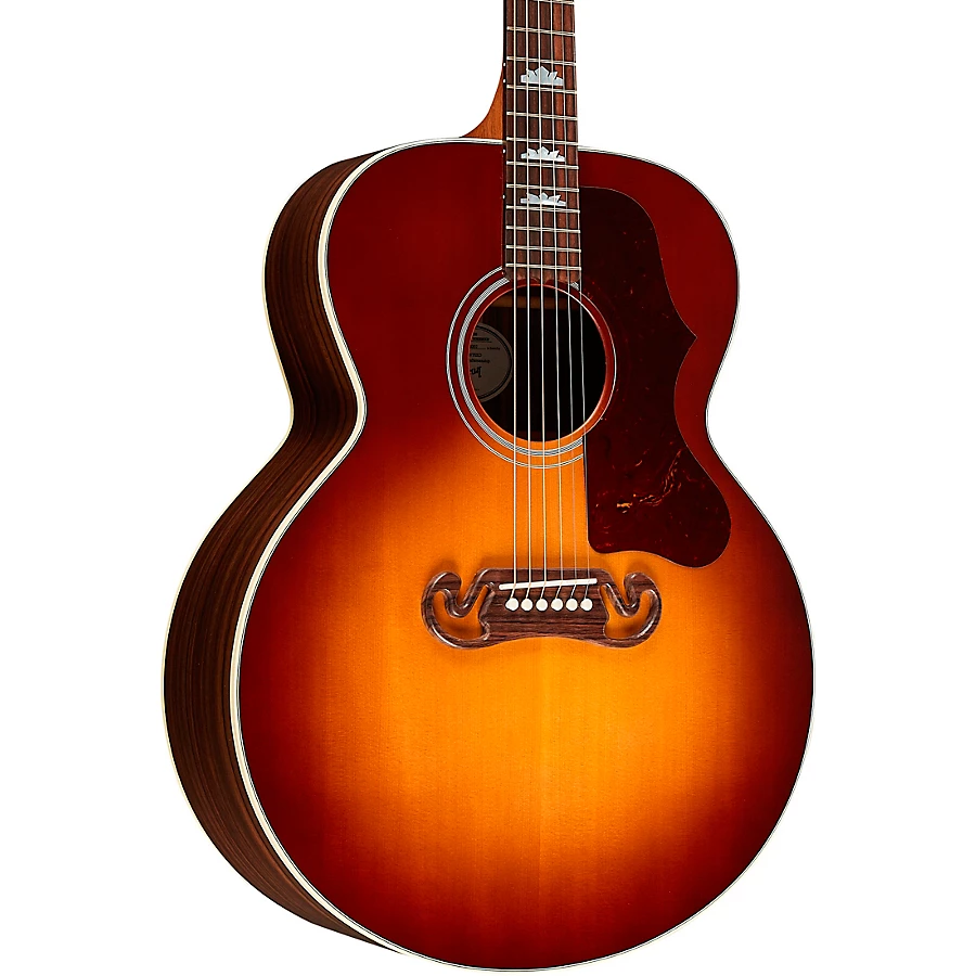 Gibson SJ-200 Studio Rosewood Acoustic-Electric Guitar Rosewood Burst